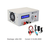 Capacity 30V 20A 200W Electronic Load Battery Discharge Power Supply Tester Discharger EBD-A20H