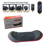 Electric Waist Massager with Airbag - Portable Lumbar Spine Back Body Massage. Vibration Relief and Health Traction Therapy