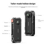 Insta360 Cage Metal Protective Action Camera Rig for insta360 X4 Extend Mic Video Light VRIG model GA-01 compatible