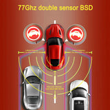 12V 77Ghz Millimeter Wave Radar for Universal Suv Bsd Bd Spot Detection System Lane Change Warning Light Car Accessories