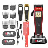2024 New WMARK NG-X1 Men's Clipper 10000 RPM Magnetic Caliper 3-color Replaceable with Charging Base Hair Trimmer for Men