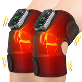 Eletric Temperature Massager Leg Joint Heating Vibration Massage Elbow Shoulder Support Arthritis Relief Thermal Knee Pad