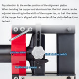 CB-150D split hydraulic copper busbar hine vertical metal plate bending tool 16T