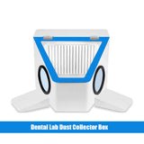 Dental Lab Clinic Collector Extractor Lapping Protector Sandblasting Dust Engraving Operation Box 110V/220V