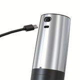 1pc, Electric Salt&Pepper Grinder Build In Battery, Rechargeable Automatic Grinding Sets With Gravity Induction, Adjustable