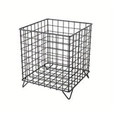 1pc Coffee Bag Holder, Square Wire K Cup Holder, Coffee Bag Organizer Basket, Suitable For Kitchen, Pantry, Office