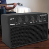 Acoustic Speaker with 6.35mm Universal Interface Professional Guitar Amp Headphone Output for Travel Daily Practice