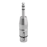 4 Pack Balanced Female XLR To 6.35Mm Male Microphone Adapter Easy Install Easy To Use