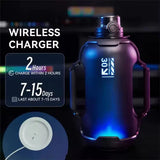 Intelligent Large Capacity Male Sports Female Fiess Water Bottle Portable Big Belly Cup Straw