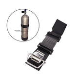 1pcs Scuba Diving Tank Band Cyder Cam Strap + Quick Release Buckle Anti-Slip Pad DIY Safety Water Sports Equipment