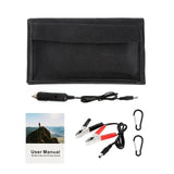 12V 28W Solar Folding Bag for IOS Android Foldable Fast Panel Charging Support BC1.2 QC2.0 QC3.0 MTK PE+1.1 / TK PE+2.0