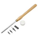 Two Replaceable Cutter Heads Trimming And Surface Polishing Wood Turning Tools