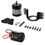 540 Brushed Motor 35T With 1:5 Reduction Gearbox For 1/14 Trailer 1/10 RC Car Crawler Axial SCX10 Traxxas TRX4 Replacement