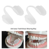 Silicone Comfortable Snoring Mouthguard Night Anti-wear Anti-slip Granules Teeth Brace Mouthpiece Sleeping Molar Tooth Guard Pad