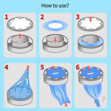 10Pcs Pail Bags Compatible With Angelcare Diaper Pails Refills For Safe Havens Living Rooms