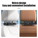1Piece Universal Baceat 5V USB Car Rear Seat Three Adjustable Wind Speeds Coog Fan Auto Accessories