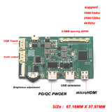 40PIN Micro HDMI to board EDP Signal screen driver Adapter Portable LCD Display Projection 2K 4K 60hz 120Hz 144hz