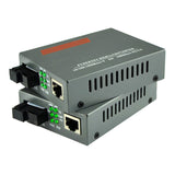 1 Pair HTB-GS03-AB Gigabit Conversion Carrier SC Port Single Mode Fiber 20km Range
