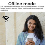 B18 Wireless Bluetooth Noise Canceg Headphones 114 Languages Real-Time Travel Translator Multifunctional Earphone