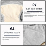 Adult Diaper Underwear Breathable Cotton Elderly Incontinence Leak-Proof Briefs Men Women Reusable Disability Care Triangle Pant