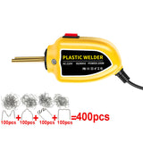 400/800/1200pcs Hot Staplers Plastic welding hine soldering iron garage tools Car bumper Repair kits PVC welder gun