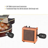 A8 Guitar Wireless System Transmitter Receiver Built-in Built- in Rechargeable wireless guitar transmitter