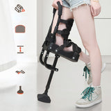 Fracture Support Disability Leg Ankle Injury Retractable Crutches Non-slip Stable Rehabilitation Walkers