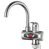 Instant Heater Faucet Tankless Heaters Kitchen Hot Water Tap Bathroom Heating Electric 220v Stainless Steel Shell
