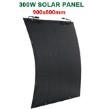 600W/300W Solar Panel Kit - 18V Flexible Cell Energy Charger Solar Plate for Camping, Yacht, Motorhome, Car, RV, Boat, Caravan