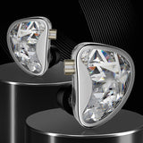 KZ AS Wired Earphone 12 BA Units Tunable Balanced Armature Headphones with Mic HIFI Bass Earbuds Cancelg Sport Headset