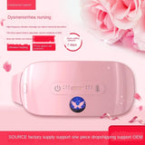 Warm guard dysmenorrhea care heating vibration massage belt charging waist massaging device