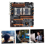 X99 Dual CPU LGA2011 Support DDR4 ECC Memory Motherboard PCB With 2XE5 2620 V3 CPU+2Xthermal Pad