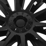 Wheel Cover Hubcap Wheel Hub  Tough Coverage Protection Glossy Black Stylish for 20in Wheels for Model Y 2020 To 2023