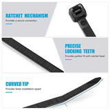 500PCS 12 Inch Heavy Duty 5 X 300Mm Zip Ties,UV Resistant Cable Ties For Indoor And Outdoor