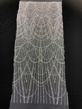 Embroidered Lace Fabric For Evening Dress