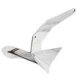 Plow Anchor 4KG  Style Boat Anchor 316 Stainless Steel Strong Tensile Strength for Boat Mooring On The Beach