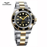 GUANQIN NH35A Movement Business Fashion Military Men's Watch Mechanical Automatic Watch 100M Waterproof Sports Sapphire 2023 NEW