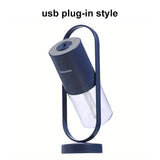 1pc 300ml Mini Ultrasonic Humidifier with 360 Degree Free Rotation and Large Fog Volume