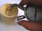 Drop shipping 0-10mmx45mm thickness tester meter dial caliper gauge 0-10mm 0.05mm Dial Snap Gauge Caliper