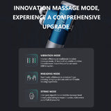 K3 Electric Double Head Massage Smart Body Massager Muscle Pain Relief Fiess Professional Fascial Gun with Touch Screen
