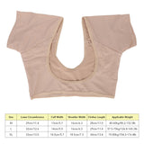 Vest Quick Dry Breathable Mesh Reusable Armpit for Women Girls Skin Color Underarm Sweat Pads