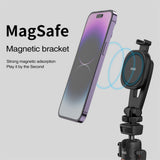 Vrig MG-03 Magnet Phone Holder Adapter Tripod Magnetic Camera Phone Holder Tripod Mount for Mag-Safe iPhone 14 13 12 Series