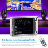 MIC+E Digital Clock Meter - Sound Level & Music Spectrum Visualizer Analyzer for Home Decor