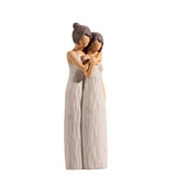 Figuras Regalos para Mamá, Estatuas Madre Hija Abrazándose, Recuerdos Familiares con Sentido