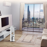 18-Inch Bladeless And 2 In 1 Heater With Remote Control Timing Cold Warm Tower Floor Fan