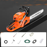 52CC Auto Chainsaw High Power Logging Saw Household Tree Cutting Two Stroke Handheld 5200 Garden Tools