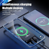 10000mAh Portable 22.5W Magnetic Power Bank 15W Wireless Fast Charger LED Battery Display For IPhone 12 13 14 Pro Max