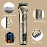 New 6 in 1 Full Body Wash Hair Clipper Resuxi 5618 Multifunctional Head Changing Electric Shaver Ear Nose Trimmer Set