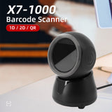 1D 2D QR Desktop Wired High-speed Platform Hands-Free Automatic Sense Reader USB Barcode Scanner