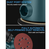 110V&220V Electric 300W Random Orbital Polisher Variable Speed Sander with Sandpaper Car Polishing hine